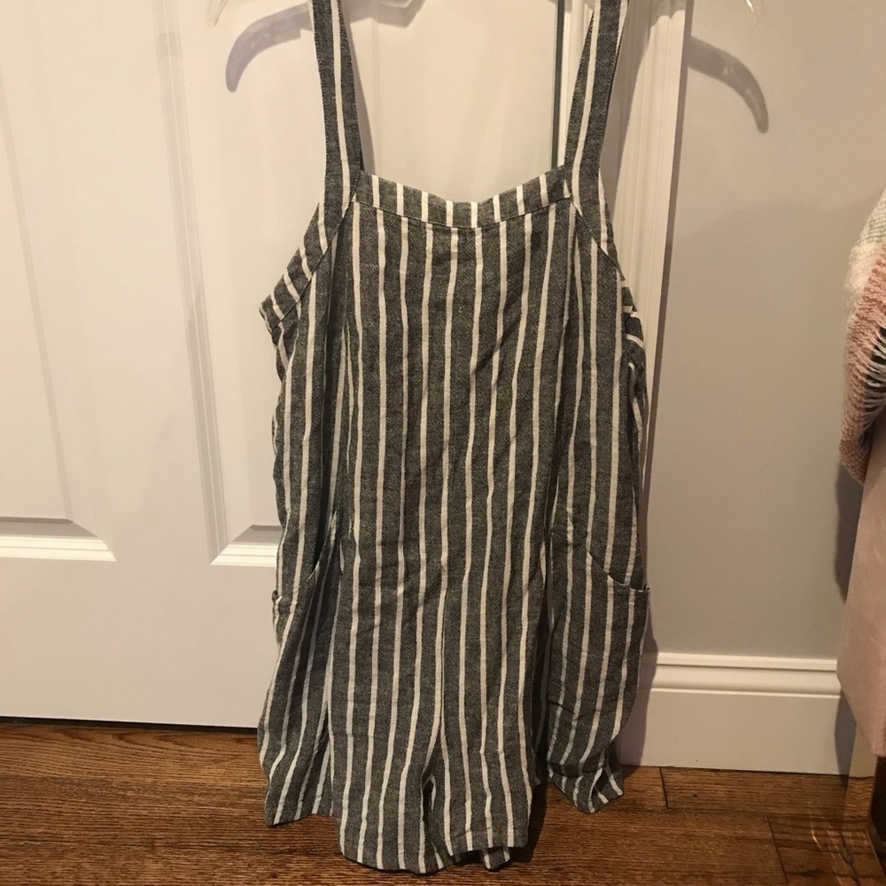 Cute open back romper